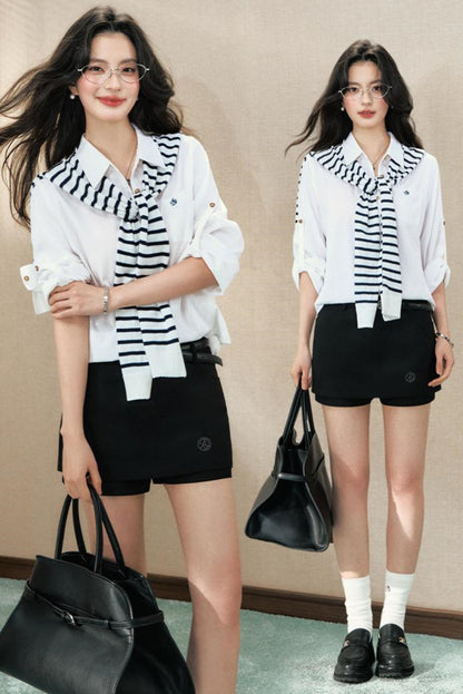 Versatile Tie Up Fashion Outer Shawl