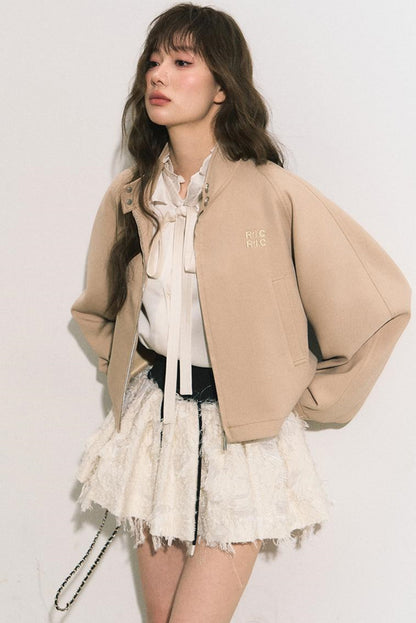 Ruffle Collar Bow Blouse Shirt