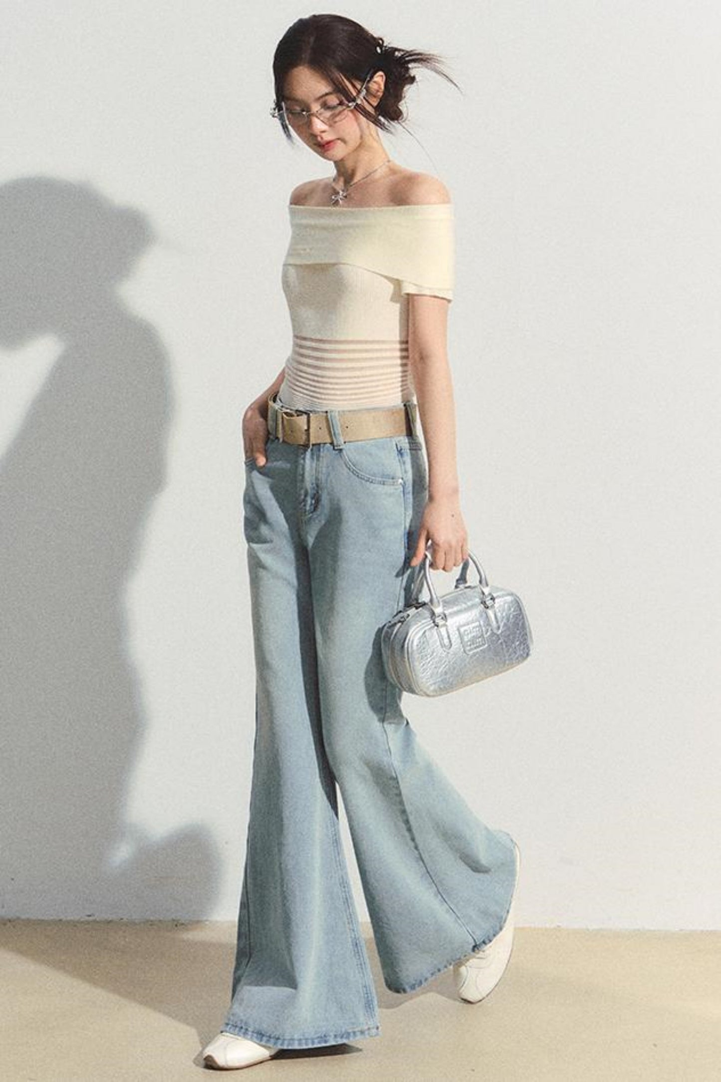 Flare Wide-Leg Jeans