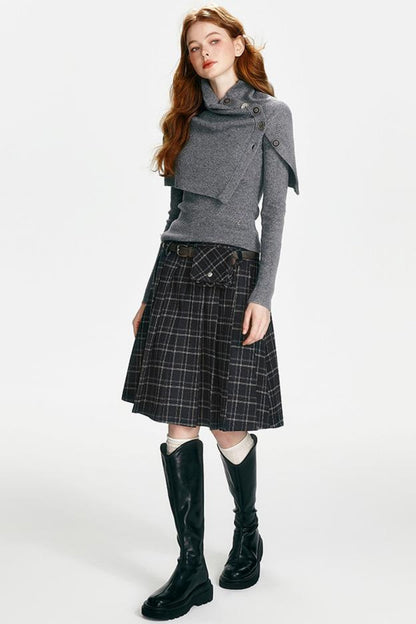 Slim Fit Knit Sweater Set-Up