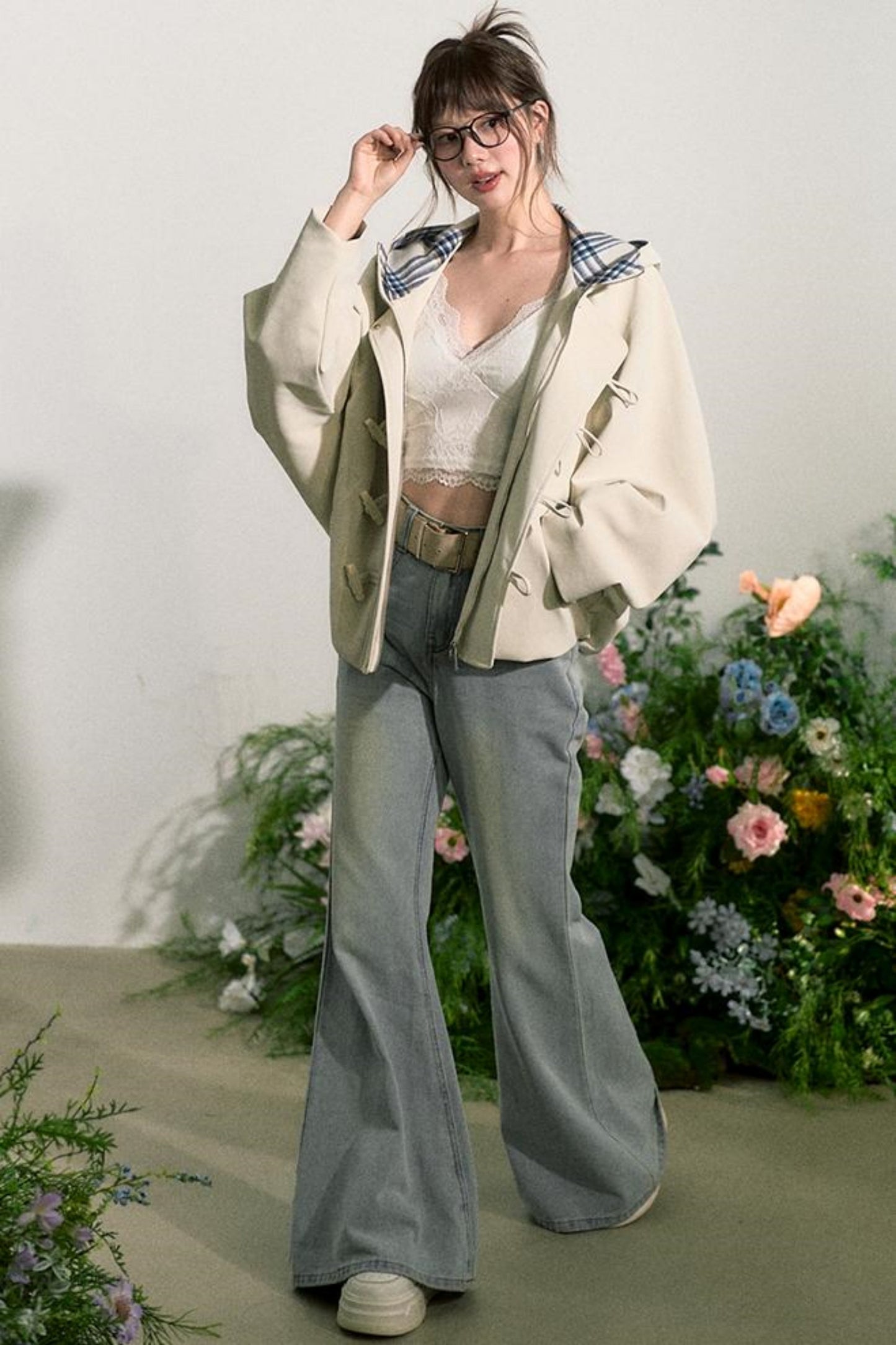 Flare Wide-Leg Jeans