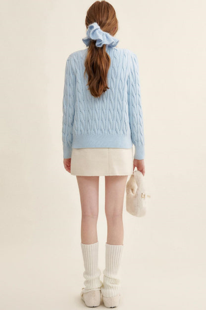 Twisted Knit Cardigan