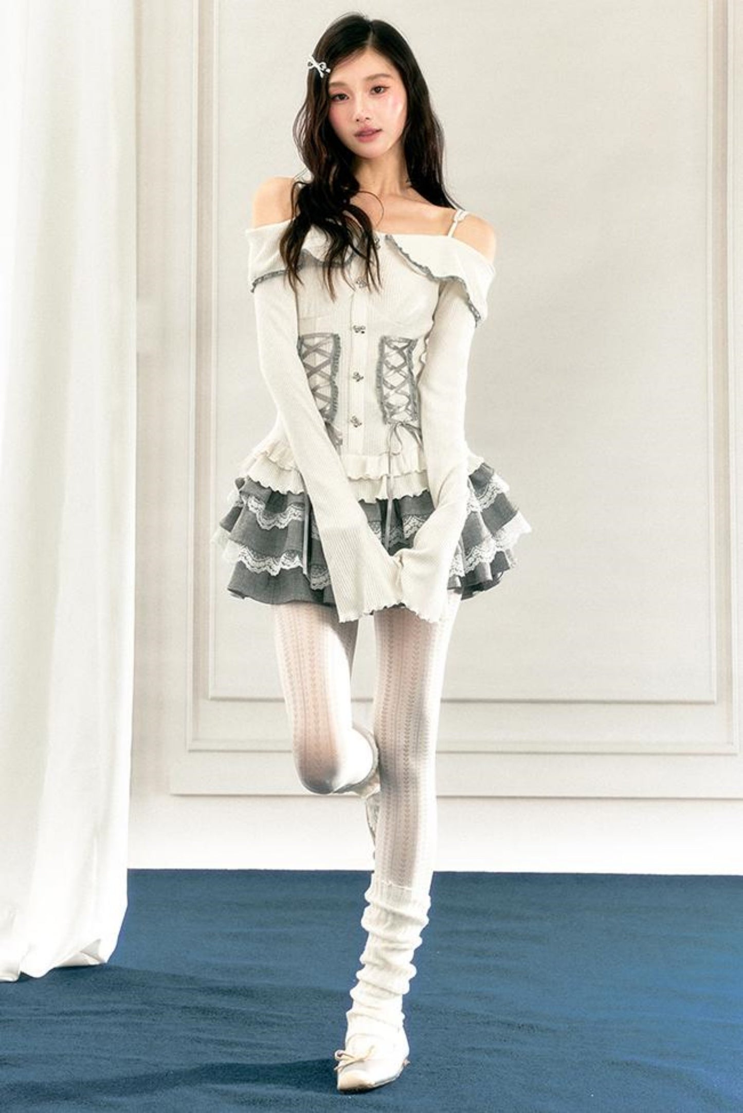 Cake Silhouette Skirt Set-Up