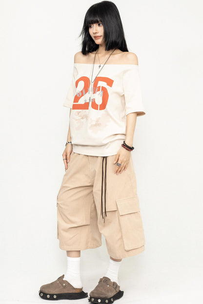 One-Shoulder Slouchy Tee