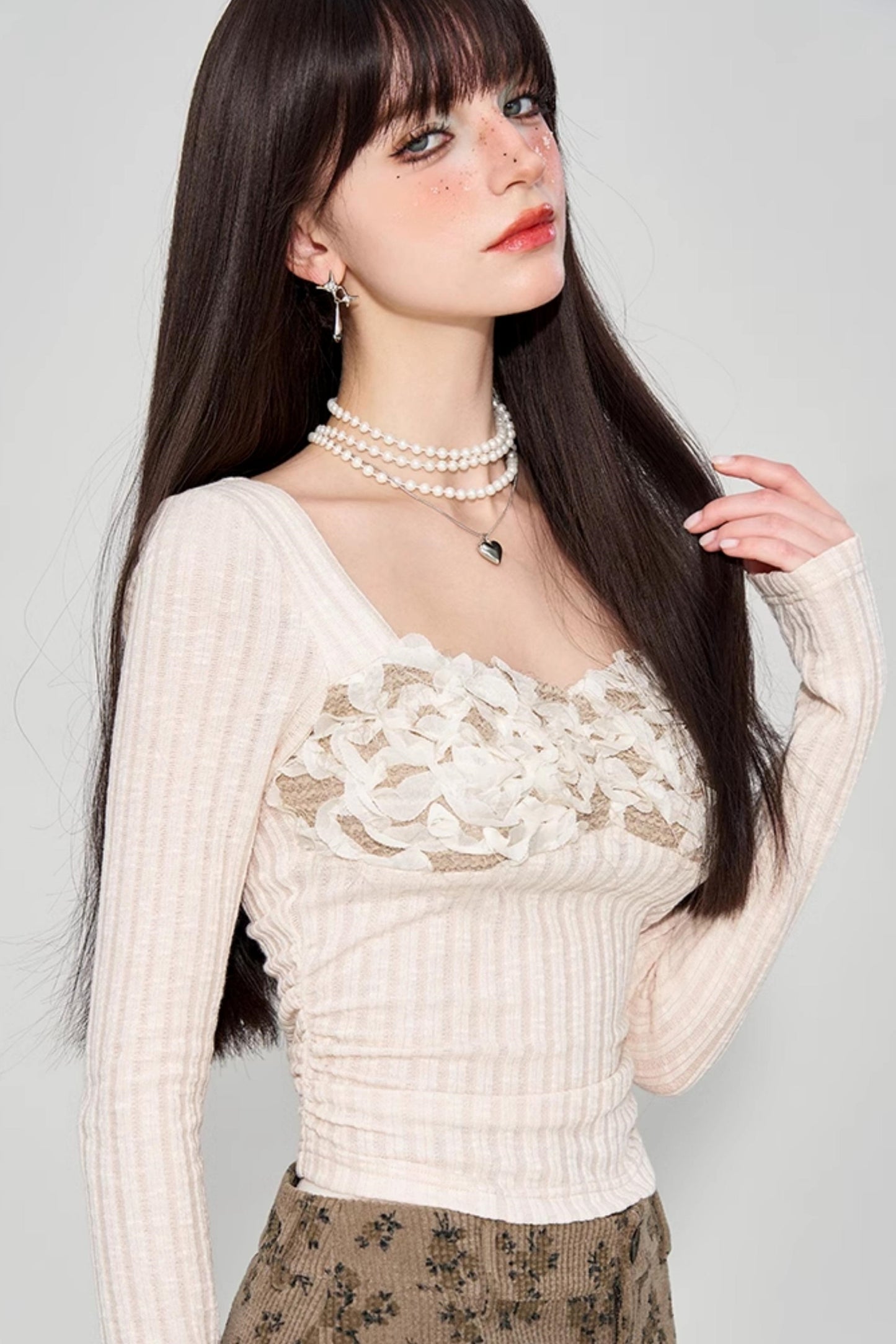 Vintage Wrinkle Texture Top Set-Up