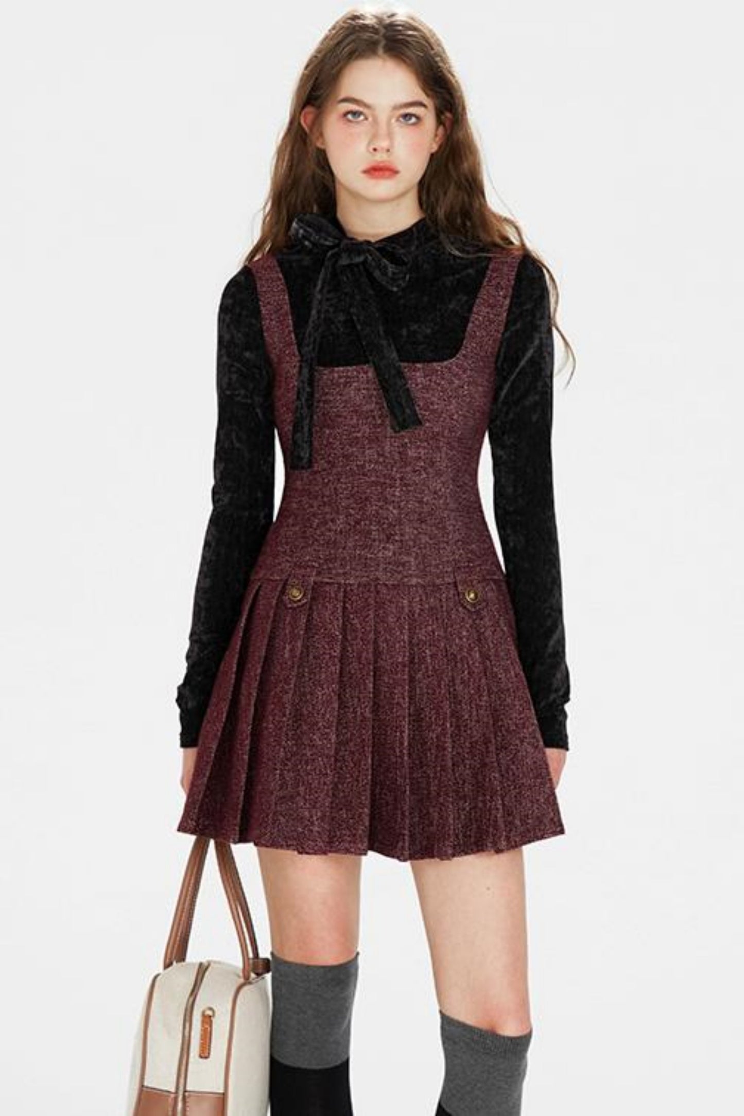 Fragrant Pleated Dress Set-Up