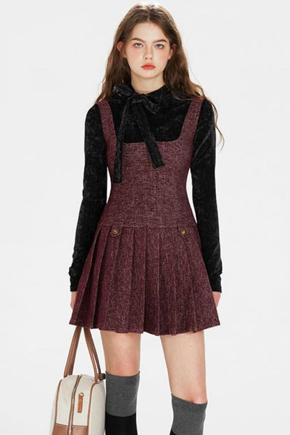 Fragrant Pleated Dress Set-Up