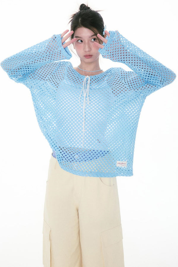 Lightweight Lace Long Sleeve Top