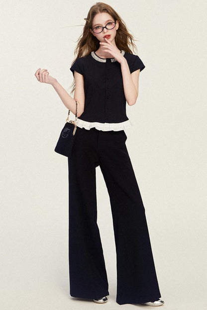 Black Collar Niche Shirt