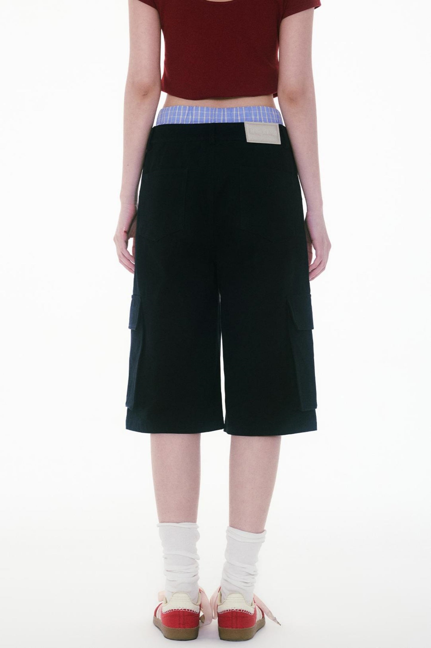 Mid Length Loose Wide Pants