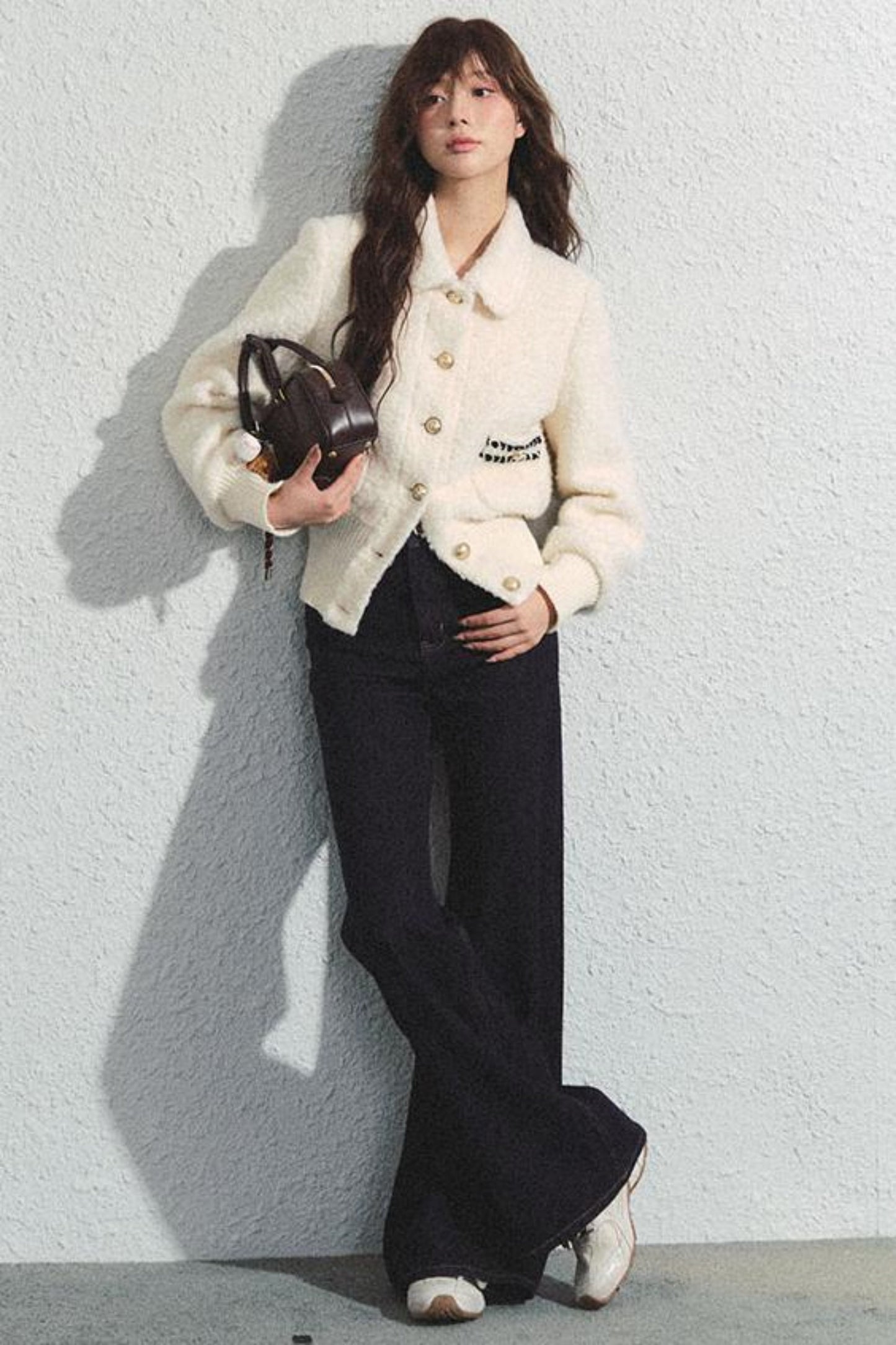 Tweed Waist Crop Jacket