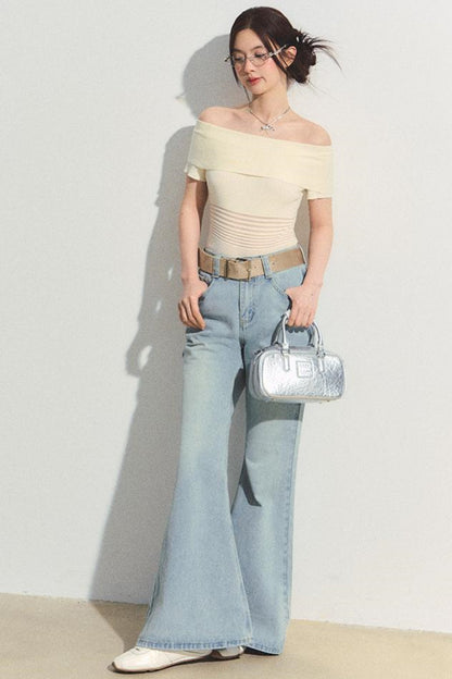 Flare Wide-Leg Jeans