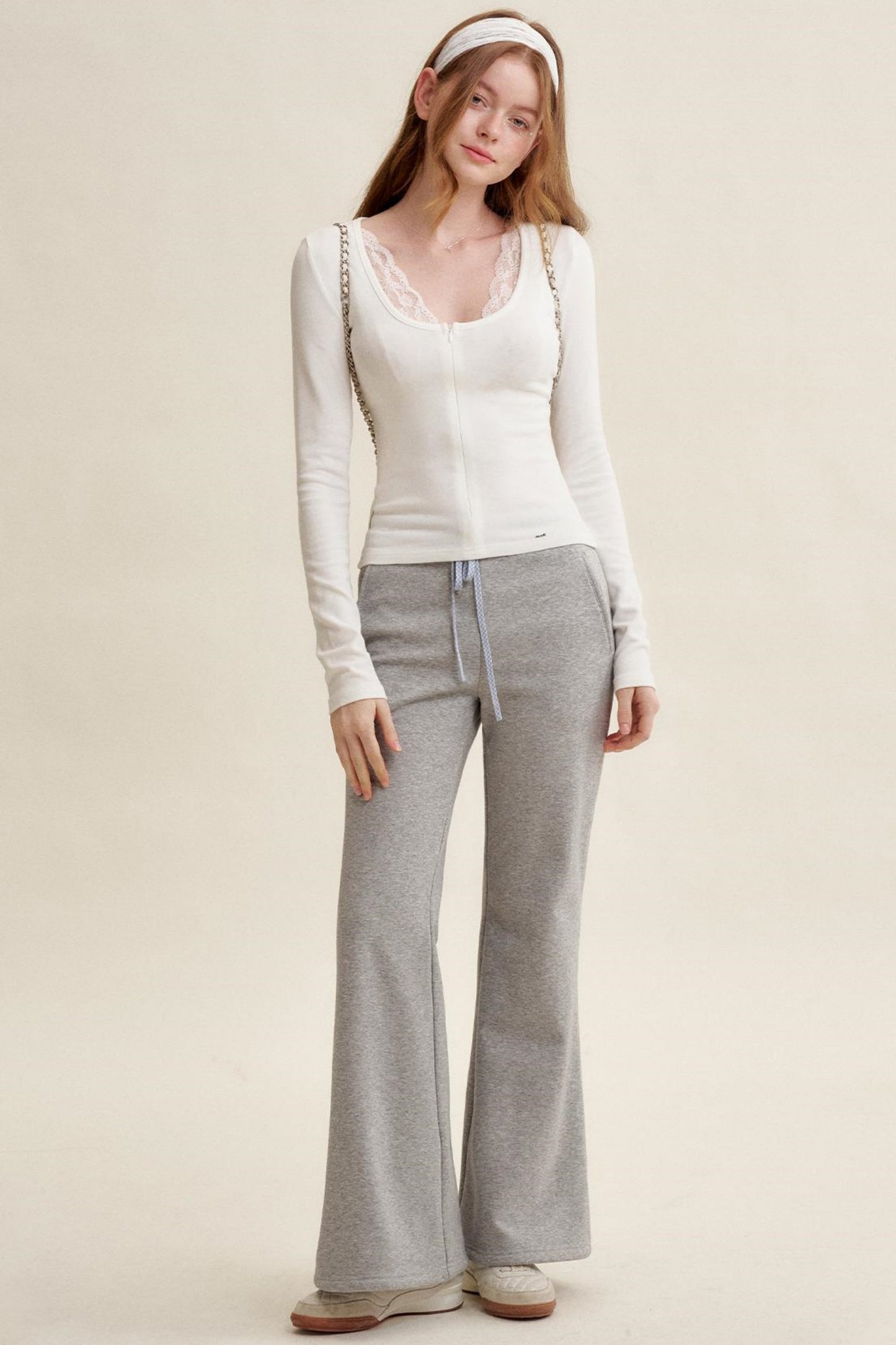 Delicate Lace Layered Two-Piece Top Set