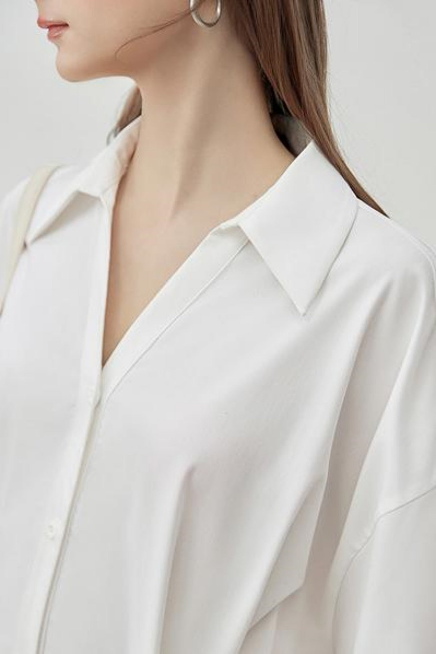 Relaxed Fit Mid-Sleeve Shirt
