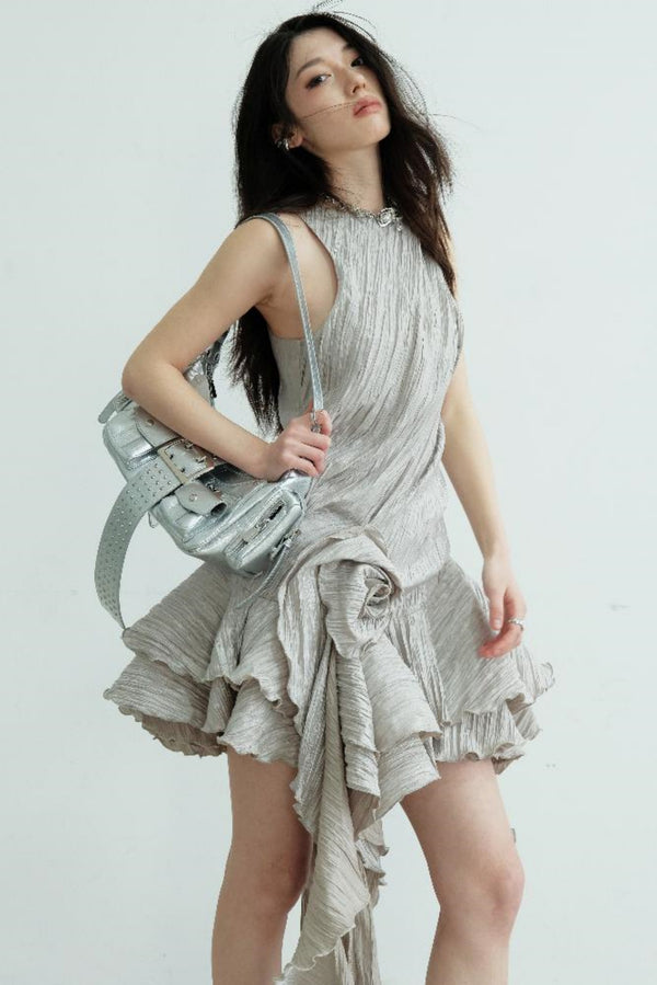 Vintage Ruffle Bloom Dress