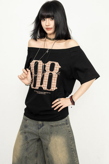 Retro Spice Girls One-Shoulder Tee