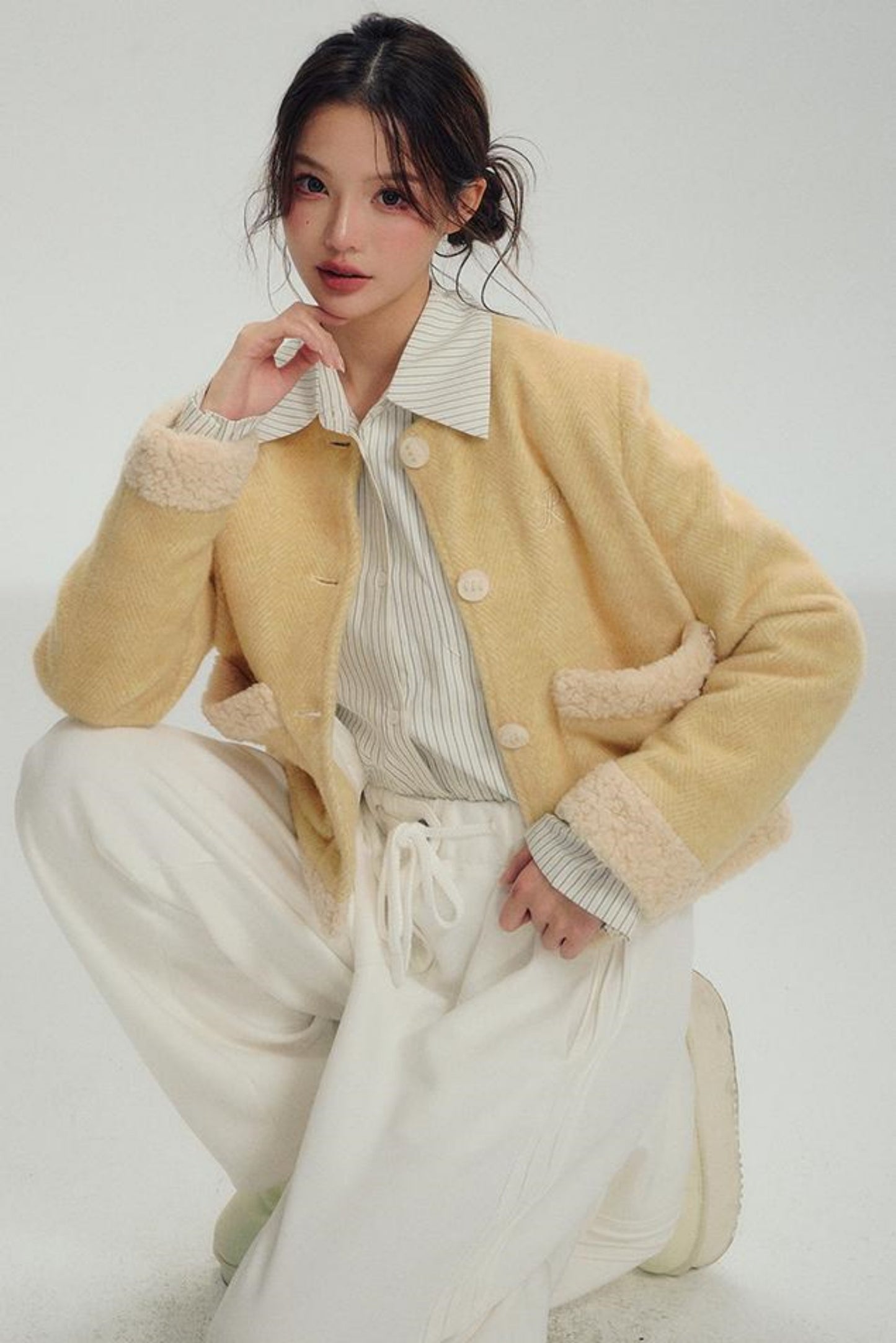 Fleece Luxe Wide-Leg Pants