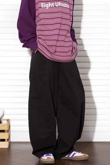 Pure Cotton Straight Leg Pants