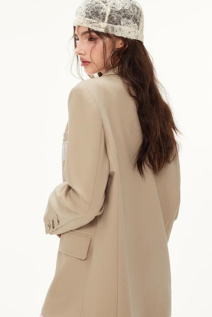 Korean Lace Oversized Jacket