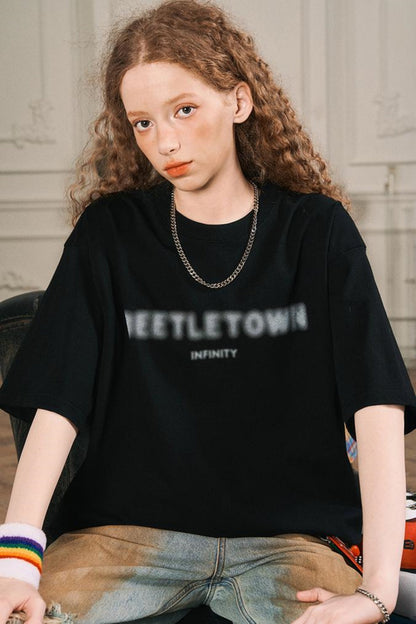 Summer Loose And Short Beetle Tee