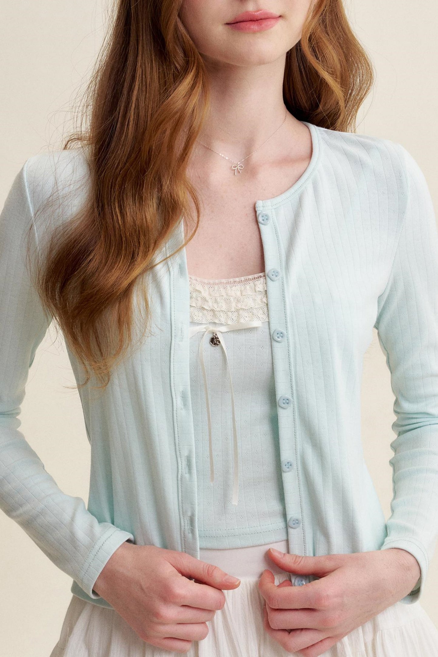 Lace Romantic Two-Piece Top Set