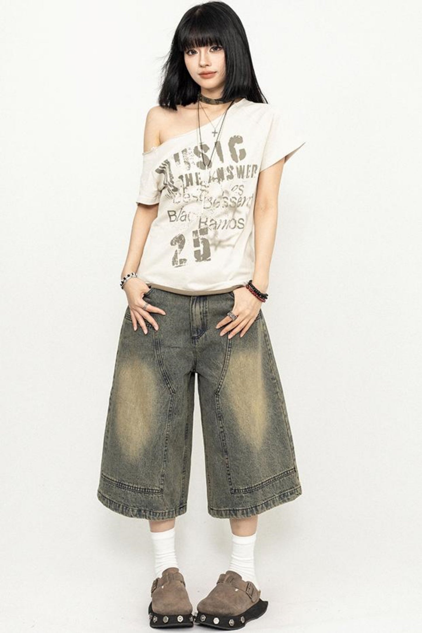 Yellow Wide-Leg Pants