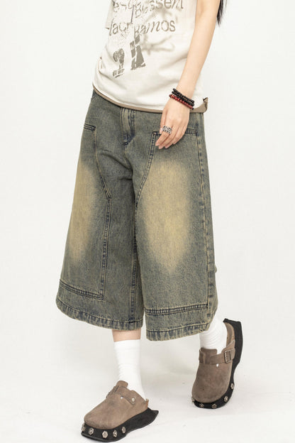 Yellow Wide-Leg Pants