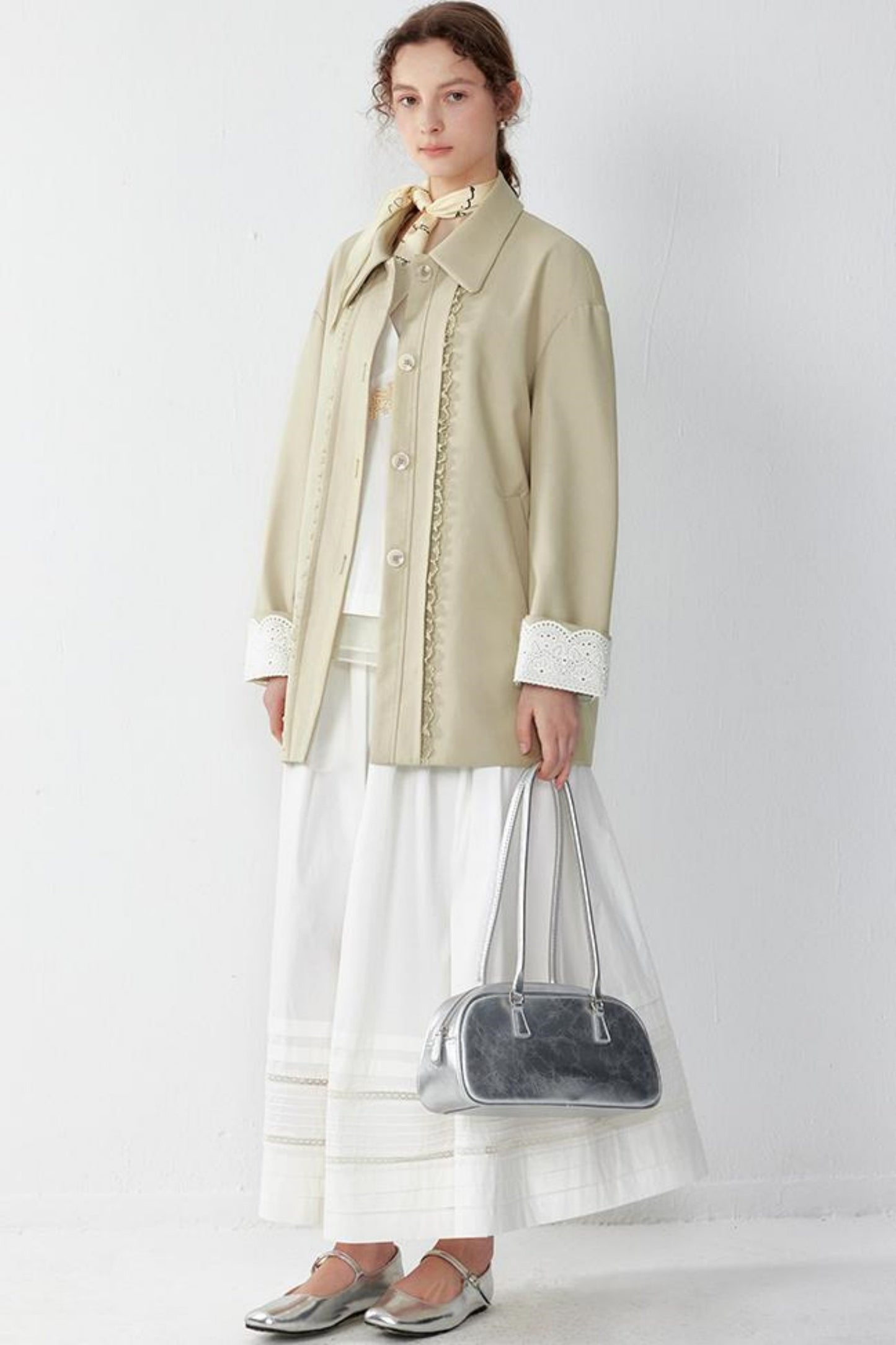 Luxe V-Neck Bustier & Linen Set-Up