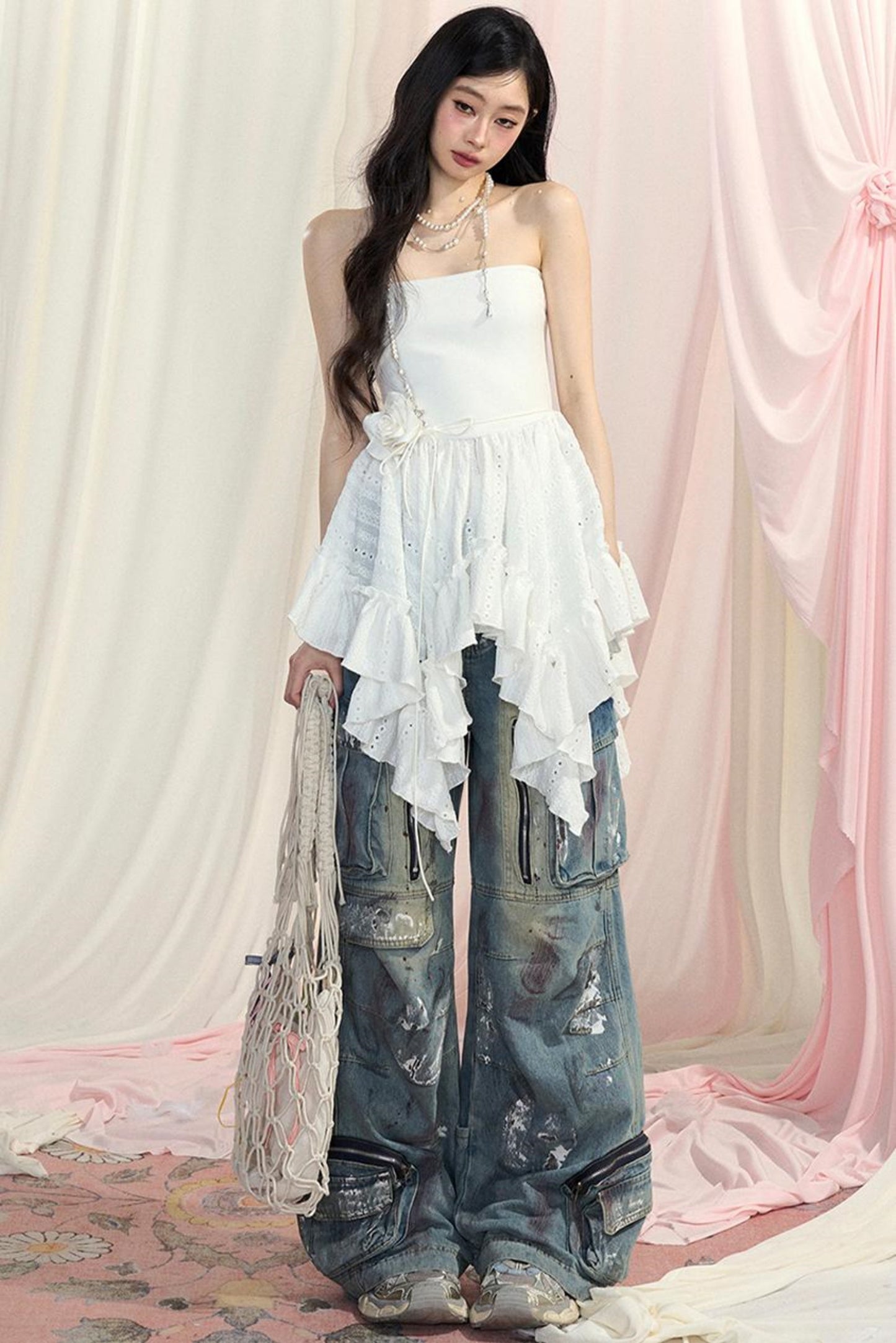 Suzuran Graphic Tank Top