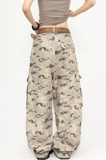 Retro Camo Cargo Pants