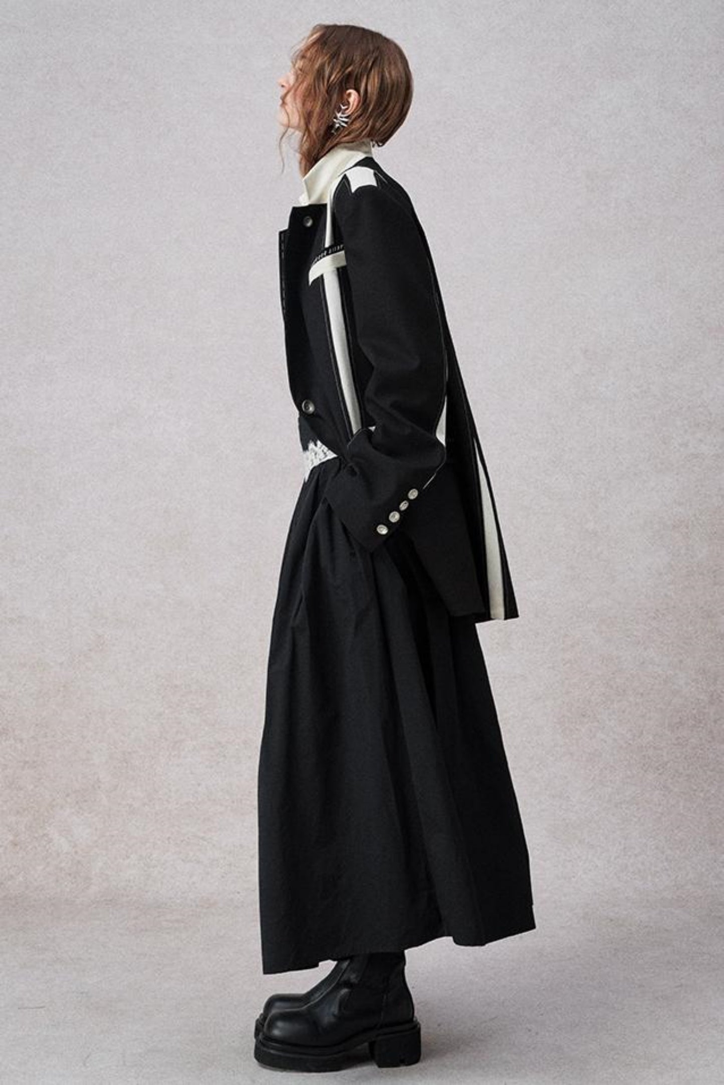 Retro eleganter H-Linien Blazerjacke 