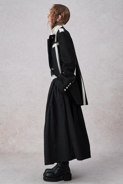 Retro eleganter H-Linien Blazerjacke 