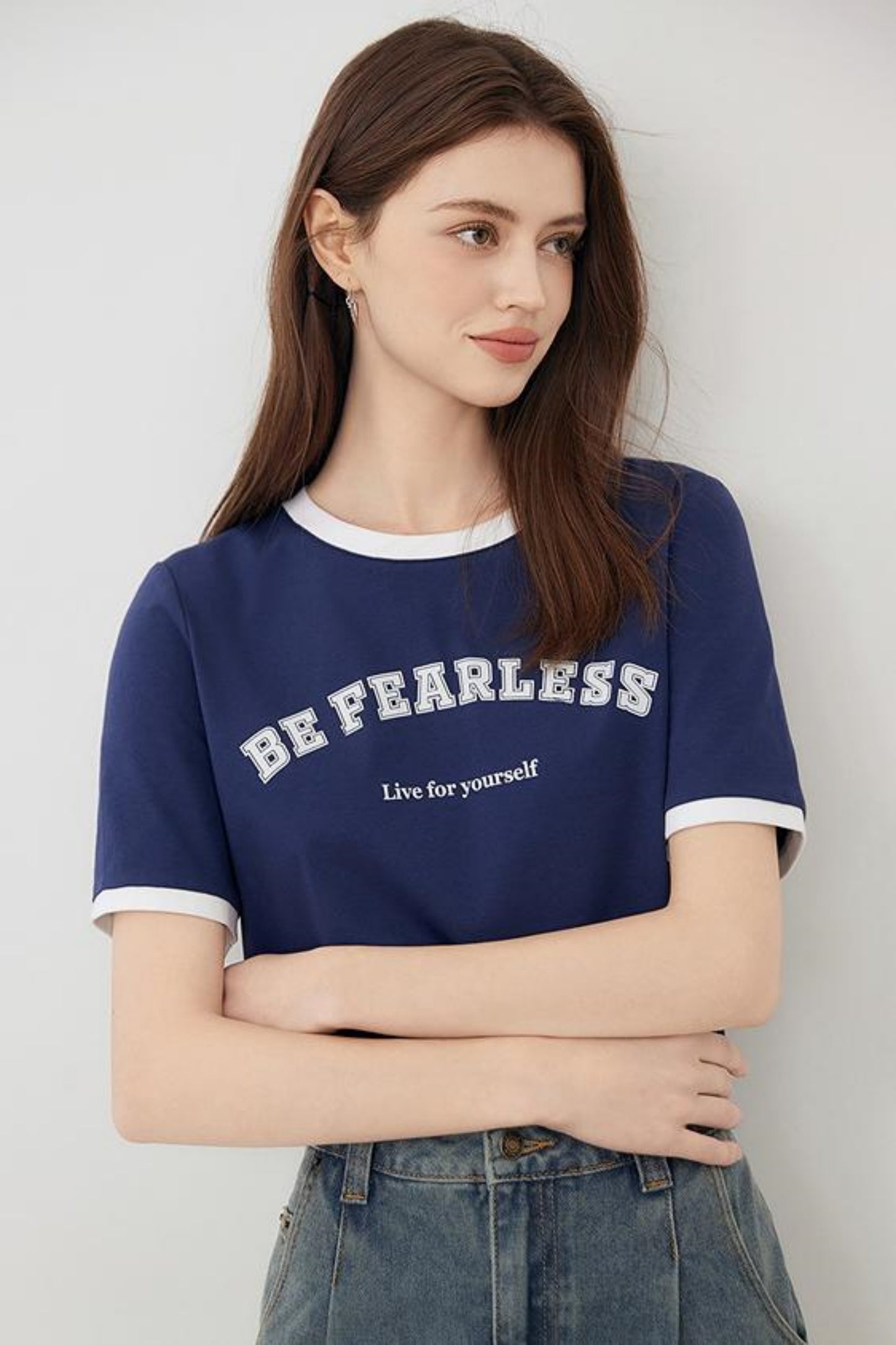 Modern Oversized Letter T-Shirt