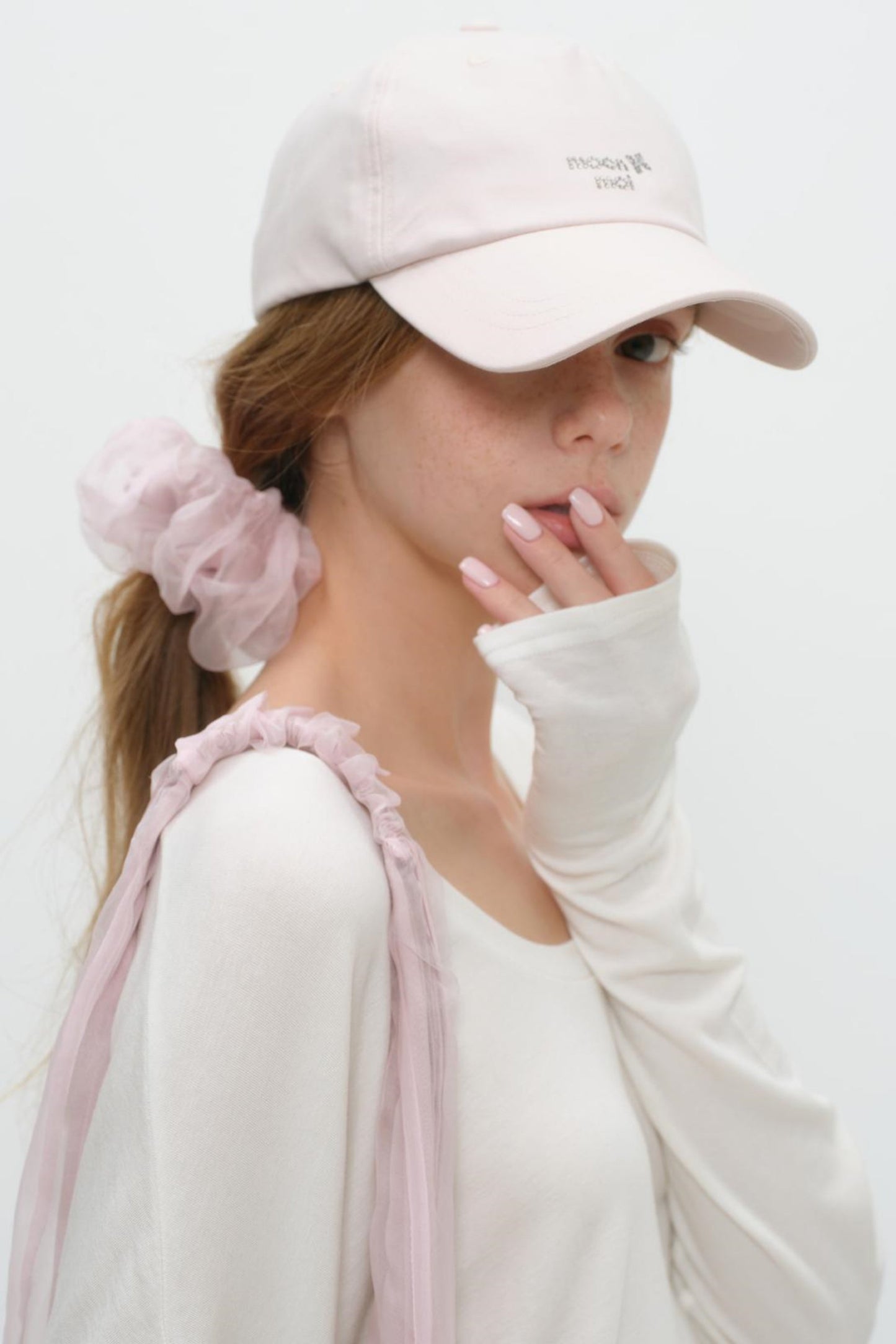 Pink Silk Hair Bands