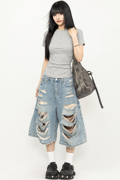 Y2K Sweetheart Shoulder Tee