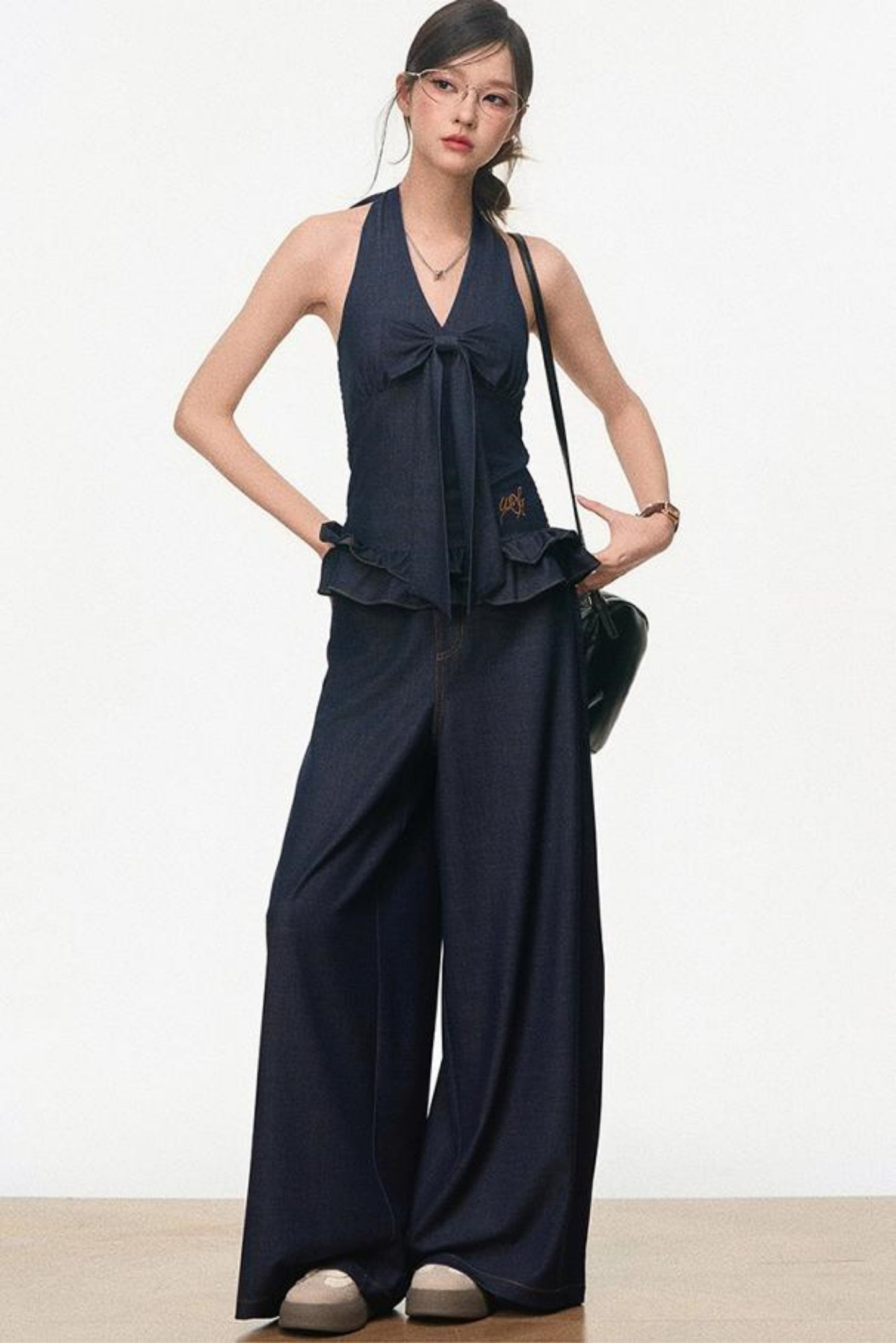 Chic Tencel Denim Suit Set-Up