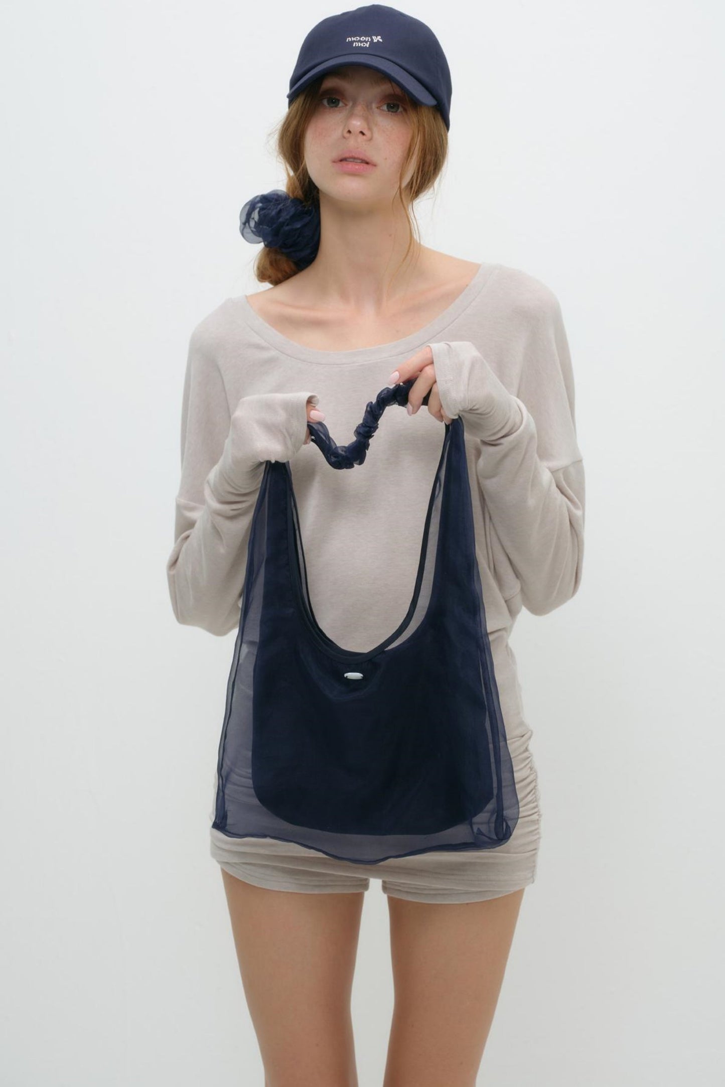 Pink Silk Hair Bands