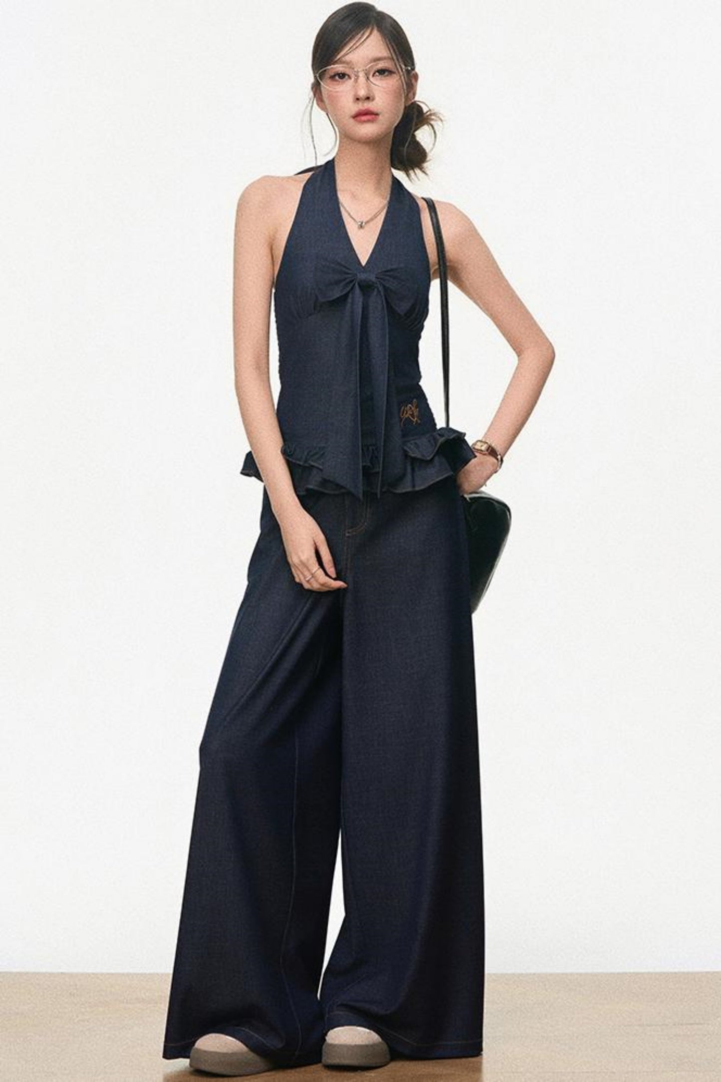 Chic Tencel Denim Suit Set-Up