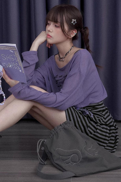 Summer Chic Striped Black 3-piece Dress Set