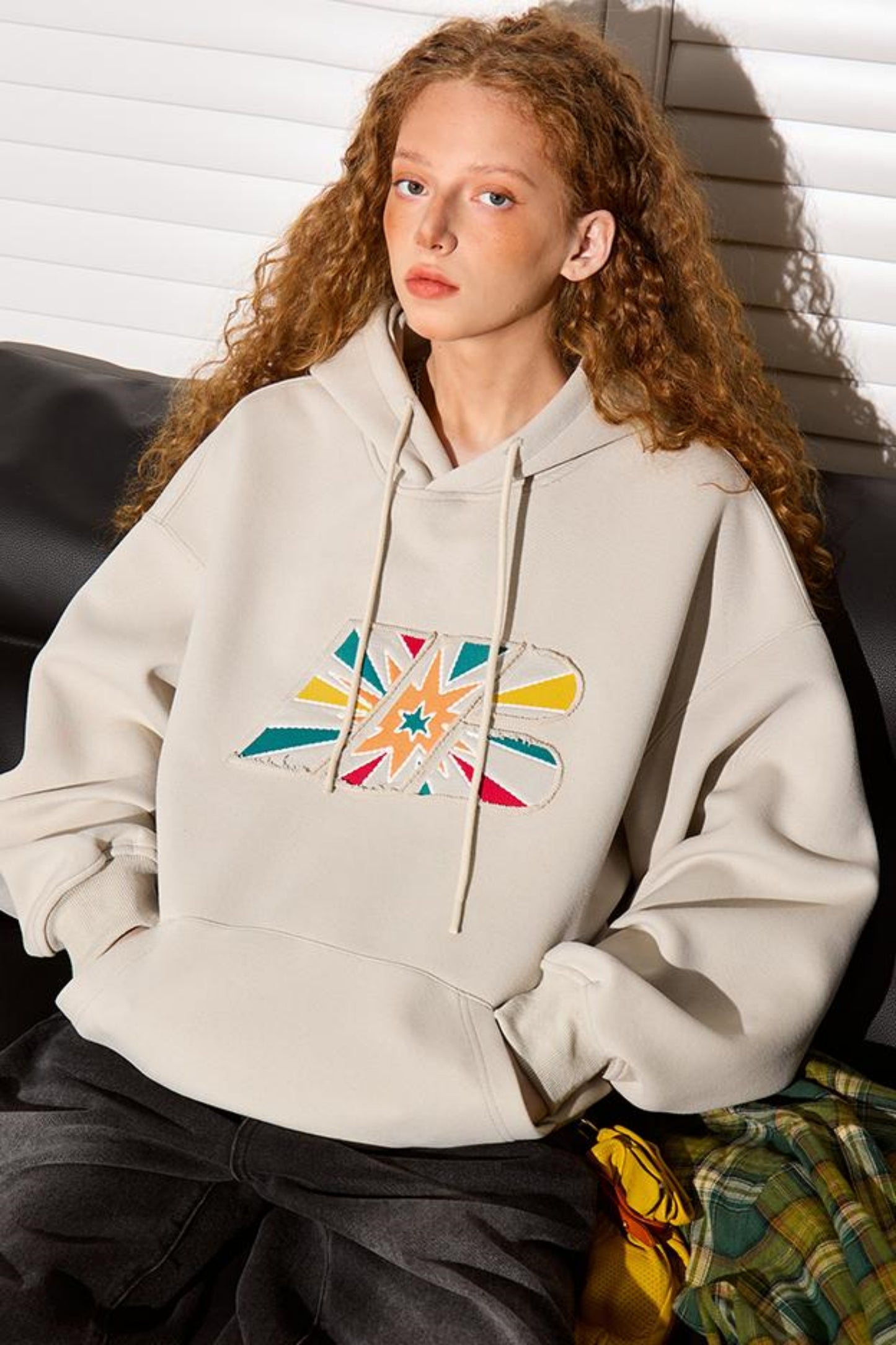 Fireworks Embroidered Hoodie