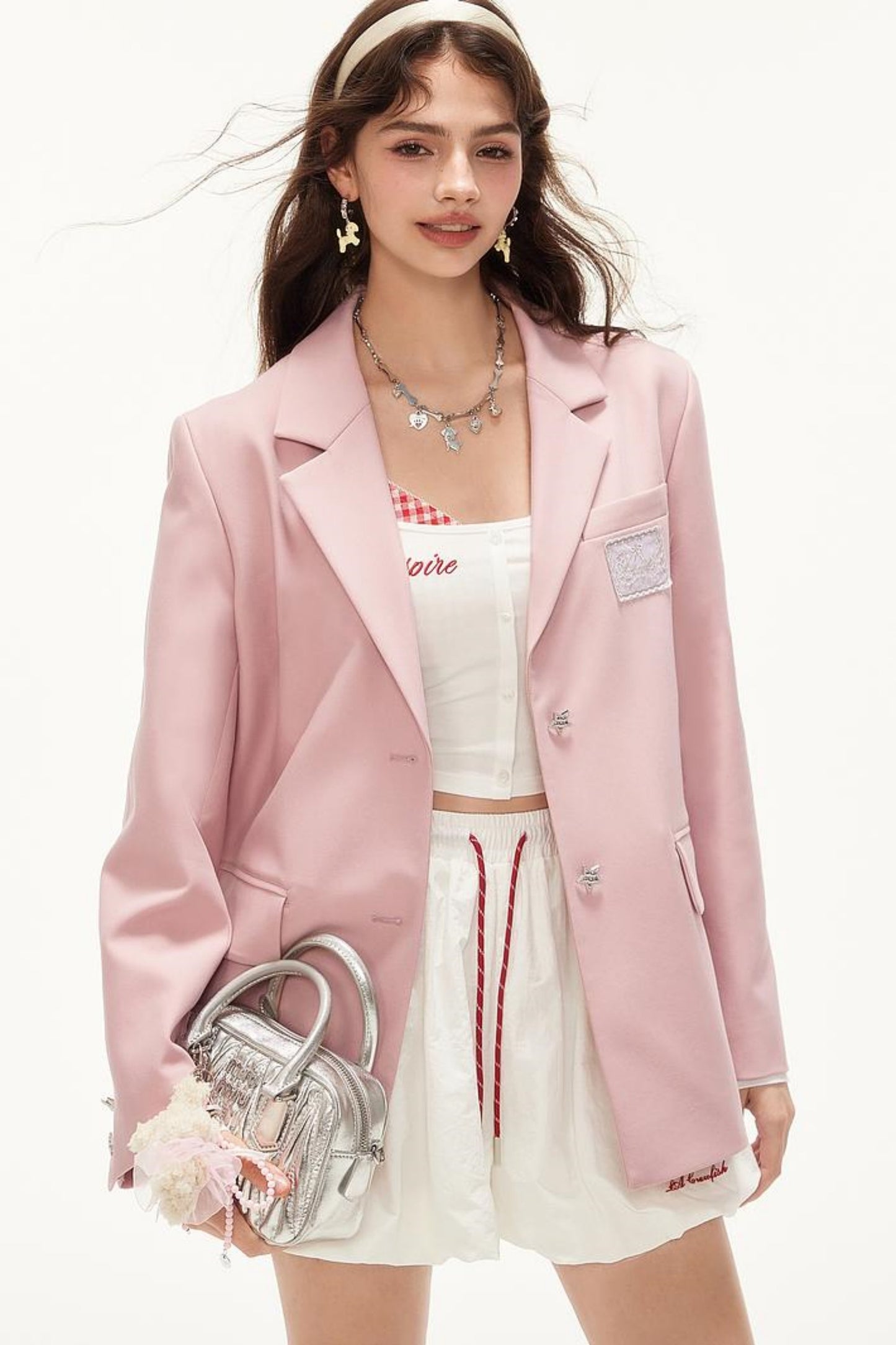 Korean Lace Oversized Jacket