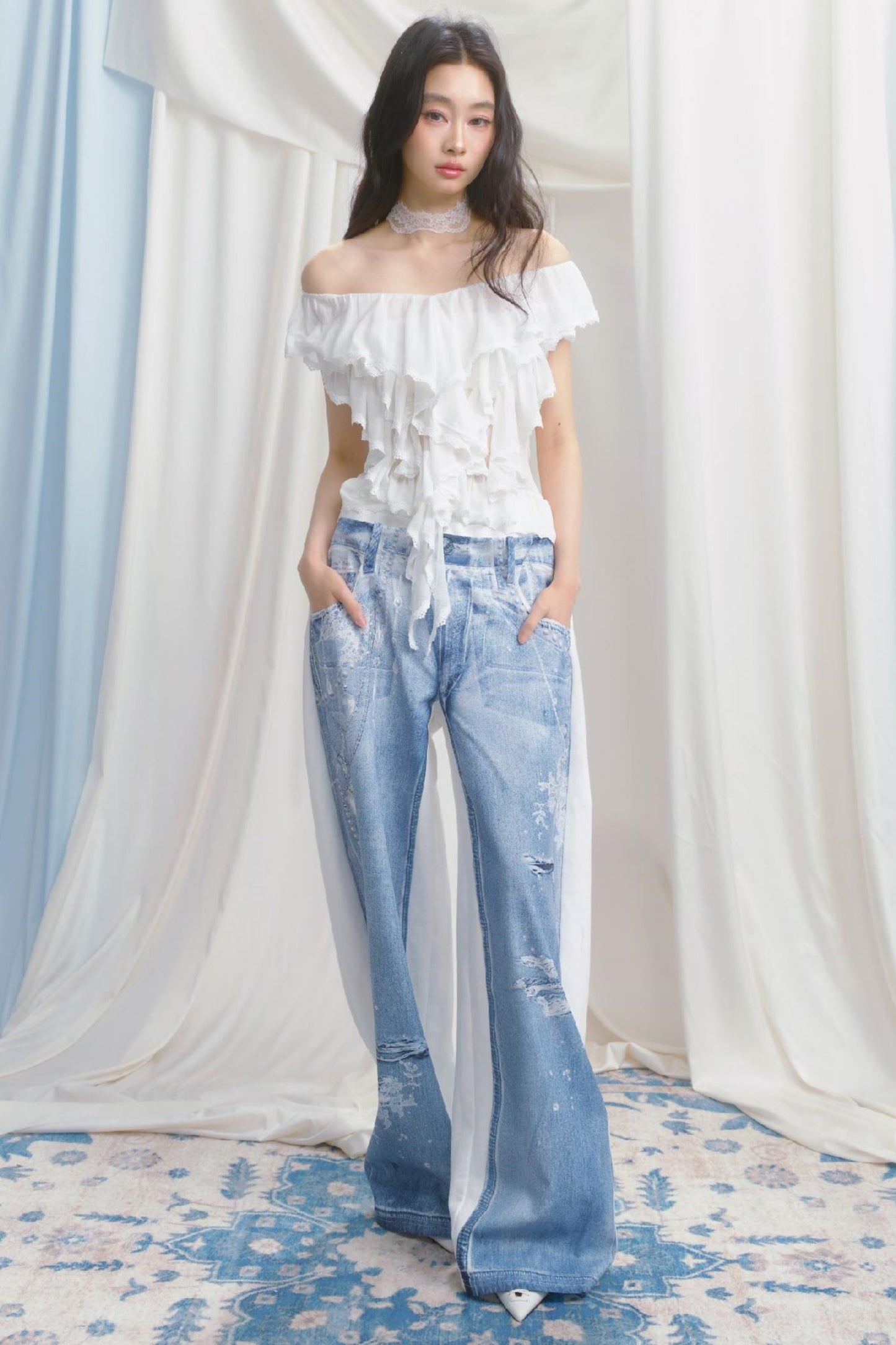 Moonlight Ripple Ambient Camisole Set-Up