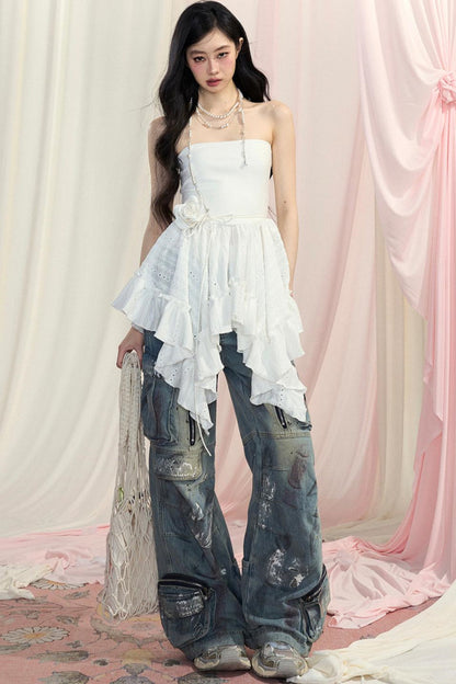 Suzuran Graphic Tank Top