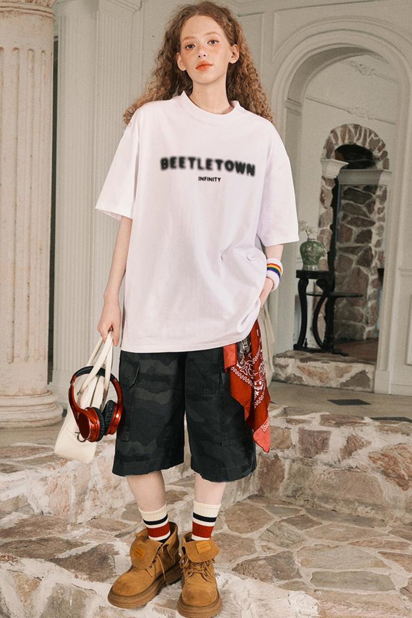 Summer Loose And Short Beetle Tee