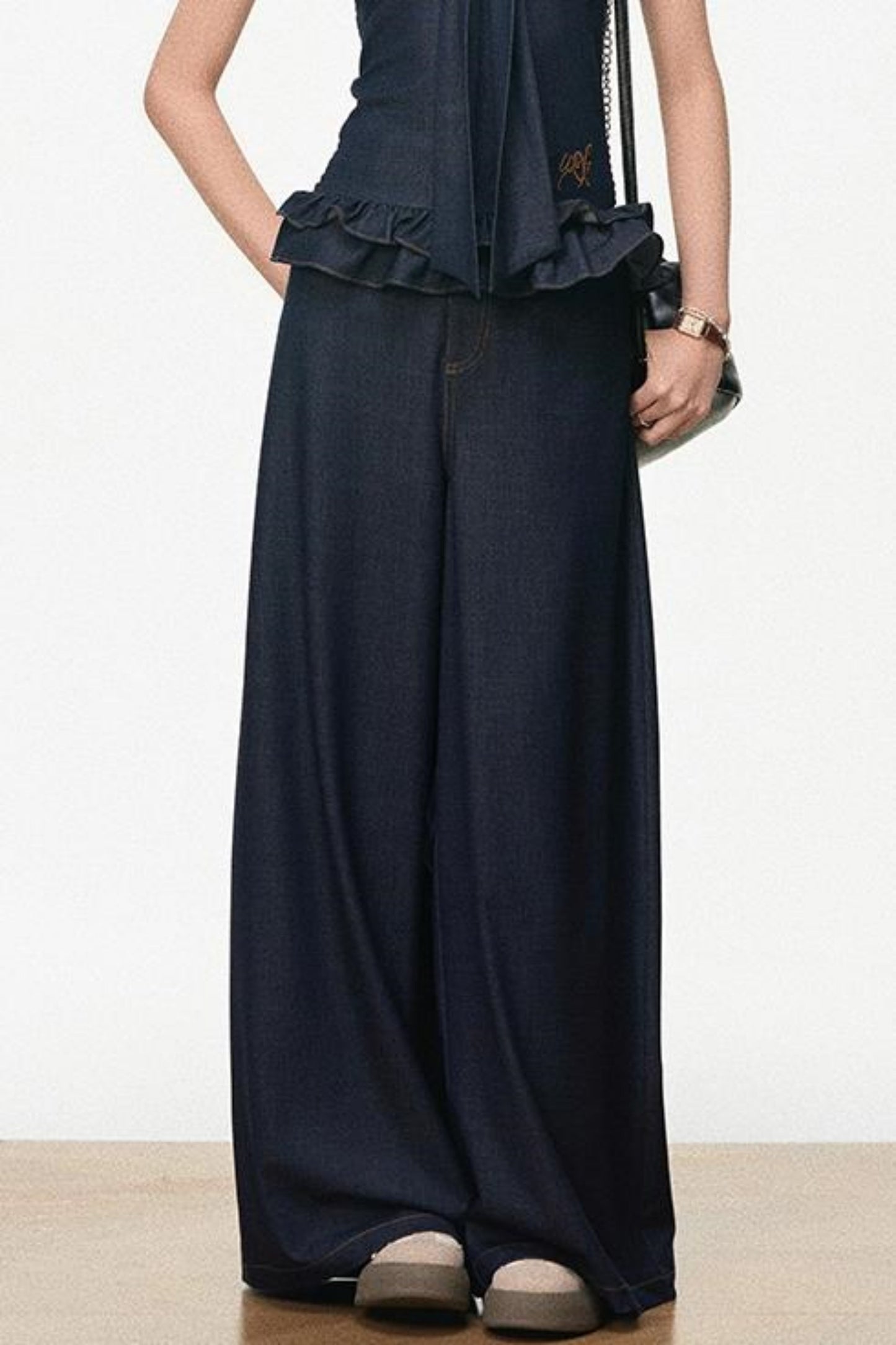 Chic Tencel Denim Suit Set-Up