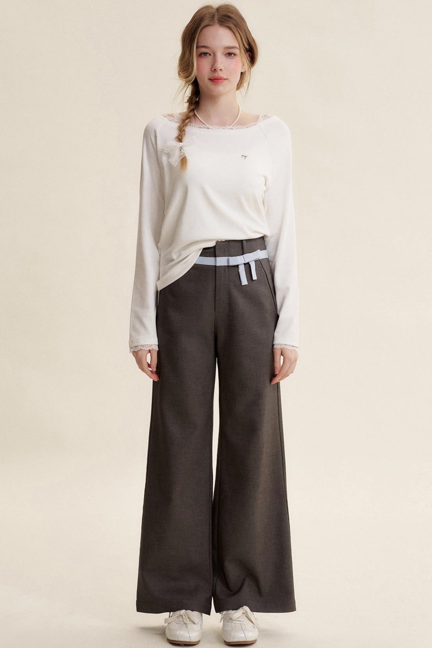 Lace Patchwork Raglan Tee