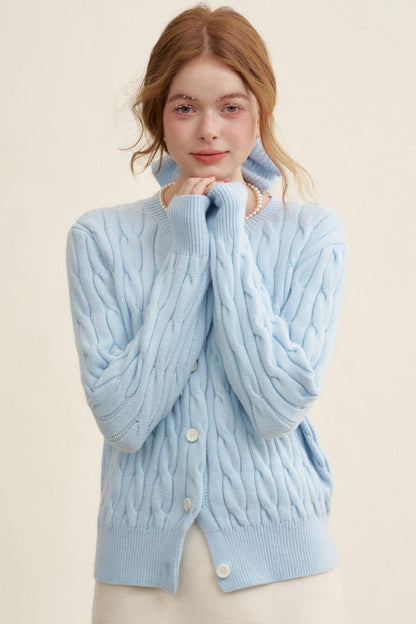 Twisted Knit Cardigan