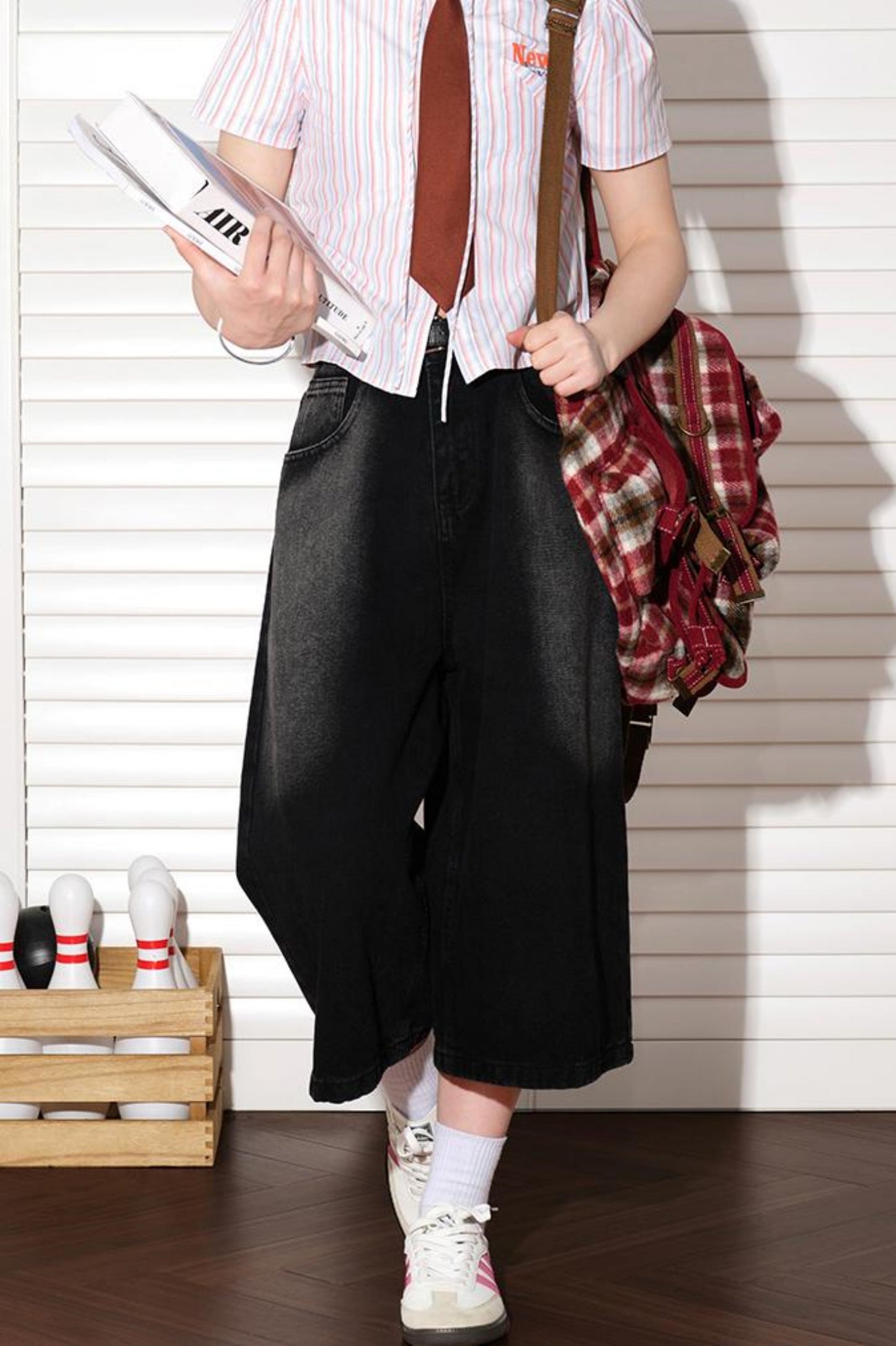 Vintage Denim Washed Shorts