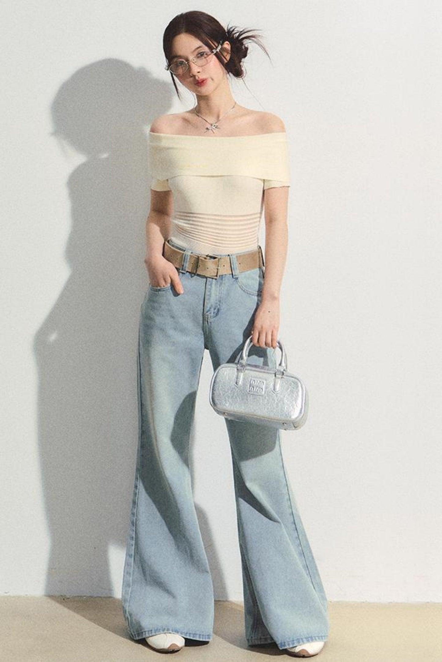 Flare Wide-Leg Jeans