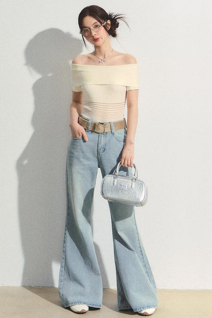 Flare Wide-Leg Jeans